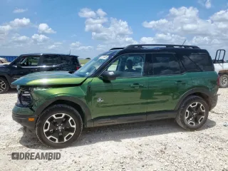 2024 Ford Bronco Sport Outer Banks with VIN 3FMCR9C61RRE65855, listed as a Copart auction lot 63119495 with 9,794 mi miles and Salvage title. Bid and sale history available at DreamBid. Image 1.