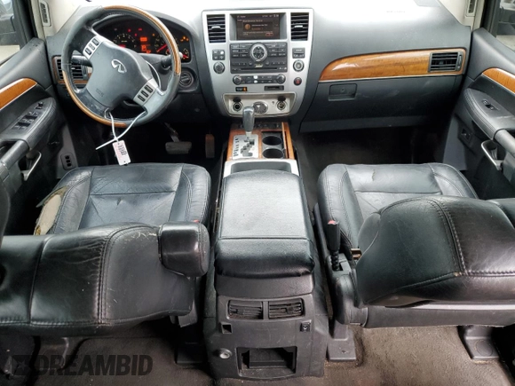2009 Infiniti QX56 with VIN 5N3AA08DX9N901548, listed as a Copart auction lot 77952704 with 183,214 mi miles and Salvage Title. Bid and sale history available at carsss.com. Image 8.