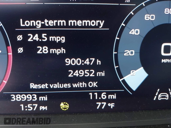 2023 Audi Q3 S line Premium with VIN WA1DECF3XP1068746, listed as a IAAI auction lot 41807775 with 38,993 mi miles and . Bid and sale history available at DreamBid. Image 16.