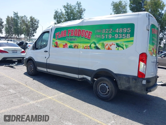 2015 Ford Transit Cargo with VIN 1FTNR2CM6FKB21974, listed as a IAAI auction lot 42279766 with 254,124 mi miles and . Bid and sale history available at DreamBid. Image 3.