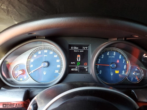 2009 Maserati GranTurismo with VIN ZAMGJ45A990042759, listed as a Copart auction lot 78197694 with 46,155 mi miles and Salvage Title. Bid and sale history available at carsss.com. Image 9.