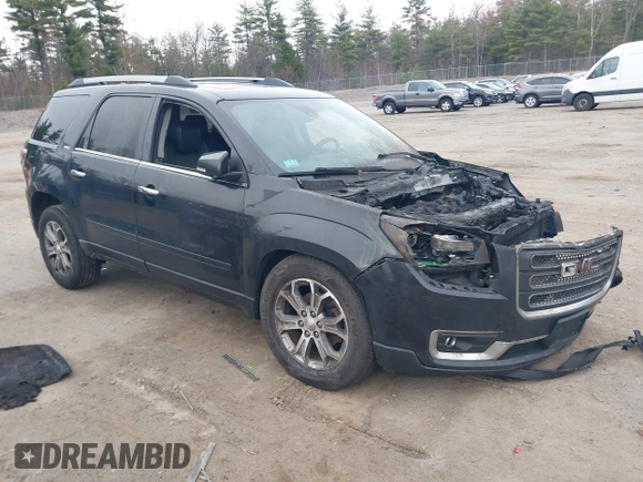 2014 GMC Acadia SLT z VIN 1GKKVRKD4EJ339025, wystawiony jako IAAI lot #42093548 z przebiegiem Nie podano mil oraz . Historia ofert i sprzedaży dostępna na DreamBid. Obrazek 1.