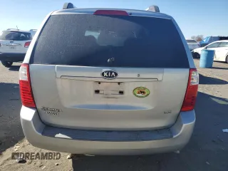 2006 Kia Sedona LX with VIN KNDMB233X66049953, listed as a Copart auction lot 76672044 with 126,837 mi miles and Salvage Title. Bid and sale history available at carsss.com. Image 6.