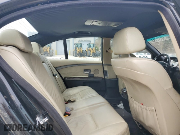 2004 BMW 7 Series 745i with VIN WBAGL63404DP71724, listed as a Copart auction lot 52178015 with Not Provided miles and Clean Title. Bid and sale history available at DreamBid. Image 10.