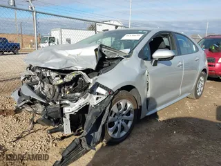 2023 Toyota Corolla LE with VIN 5YFB4MDE4PP058865, listed as a IAAI auction lot 41130658 with 47,264 mi miles. Bid and sale history available at carsss.com. Image 18.