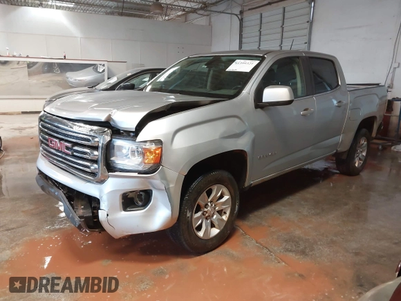 2015 GMC Canyon 2WD SLE with VIN 1GTG5BE36F1237805, listed as a IAAI auction lot 41399321 with 155,288 mi miles. Bid and sale history available at carsss.com. Image 18.