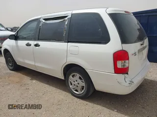 2000 Mazda MPV DX with VIN JM3LW28G2Y0127117, listed as a IAAI auction lot 41896562 with 170,574 mi miles. Bid and sale history available at carsss.com. Image 3.