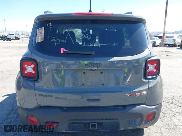 2021 Jeep Renegade Trailhawk with VIN ZACNJDC11MPN25564, listed as a IAAI auction lot 41724864 with 70,774 mi miles and . Bid and sale history available at DreamBid. Image 16.