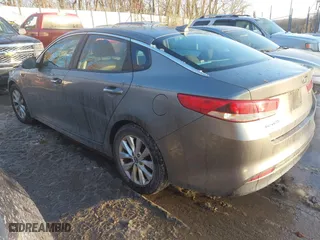 2016 Kia Optima LX with VIN 5XXGT4L39GG014281, listed as a IAAI auction lot 41367750 with 102,683 mi miles. Bid and sale history available at carsss.com. Image 3.