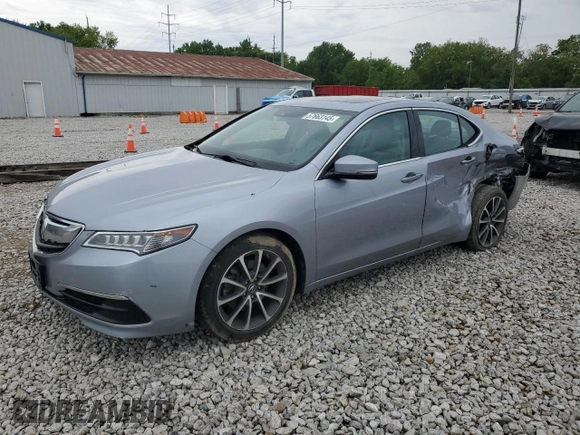 2015 Acura TLX Technology with VIN 19UUB2F56FA024754, listed as a Copart auction lot 57663145 with 146,674 mi miles and Salvage title. Bid and sale history available at DreamBid. Image 1.