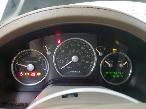 2006 Lincoln Mark LT with VIN 5LTPW18526FJ06987, listed as a Copart auction lot 48129365 with 182,422 mi miles and Clean Title. Bid and sale history available at carsss.com. Image 9.