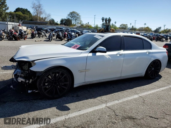 2015 BMW 7 Series 750Li with VIN WBAYE8C51FD781765, listed as a Copart auction lot 48091623 with Not Provided miles. Bid and sale history available at carsss.com. Image 1.