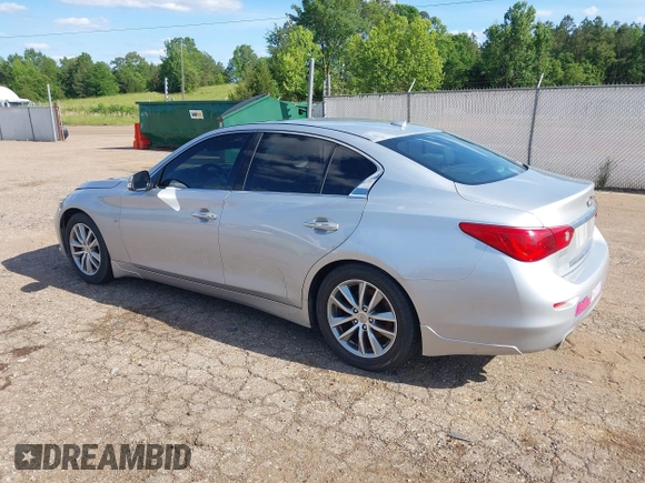 2015 Infiniti Q50 Premium z VIN JN1BV7AP1FM346254, wystawiony jako IAAI lot #42147947 z przebiegiem 147 737 mil mil oraz . Historia ofert i sprzedaży dostępna na DreamBid. Obrazek 3.