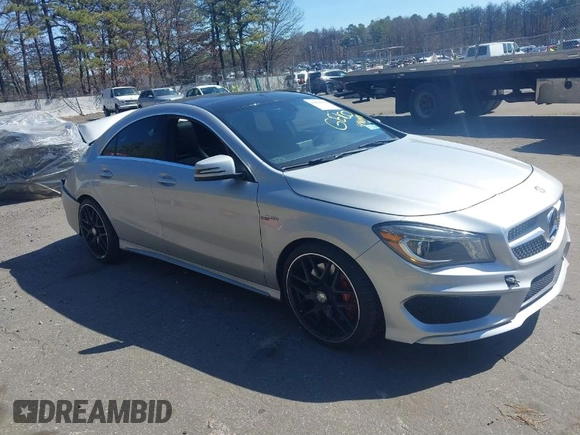 2014 Mercedes-Benz CLA 45 AMG with VIN WDDSJ5CB0EN090380, listed as a IAAI auction lot 41810436 with 91,429 mi miles and . Bid and sale history available at DreamBid. Image 1.