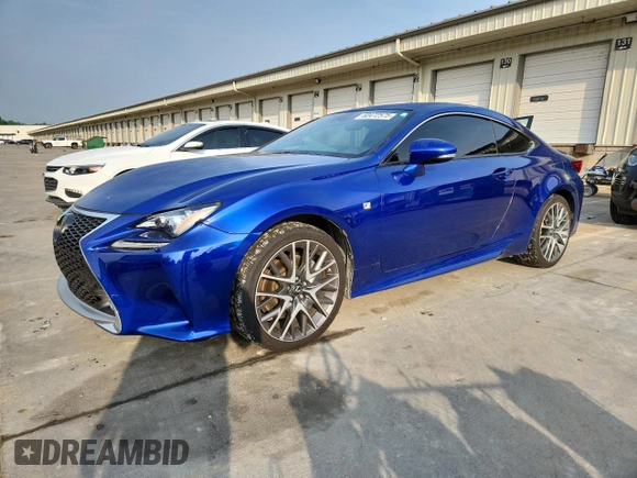 2018 Lexus RC 350 with VIN JTHSZ5BC5J5008553, listed as a Copart auction lot 60472575 with 116,525 mi miles and Salvage title. Bid and sale history available at DreamBid. Image 1.