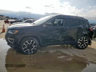 2021 Jeep Compass Limited z VIN 3C4NJCCB4MT510894, wystawiony jako Copart lot #55861685 z przebiegiem Nie podano mil oraz Czysty tytuł • Clean title. Historia ofert i sprzedaży dostępna na DreamBid. Obrazek 1.