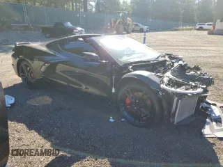 2021 Chevrolet Corvette 2LT with VIN 1G1YB2D46M5117525, listed as a Copart auction lot 65410514 with 11,480 mi miles and Salvage Title. Bid and sale history available at carsss.com. Image 4.