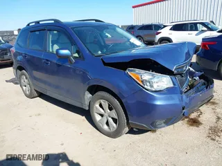 2016 Subaru Forester 2.5i Premium with VIN JF2SJADC1GH547677, listed as a IAAI auction lot 41459344 with 48,954 mi miles. Bid and sale history available at carsss.com. Image 1.