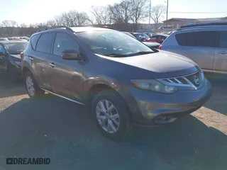 2014 Nissan Murano SL with VIN JN8AZ1MU3EW413892, listed as a IAAI auction lot 41418313 with 156,898 mi miles. Bid and sale history available at carsss.com. Image 1.