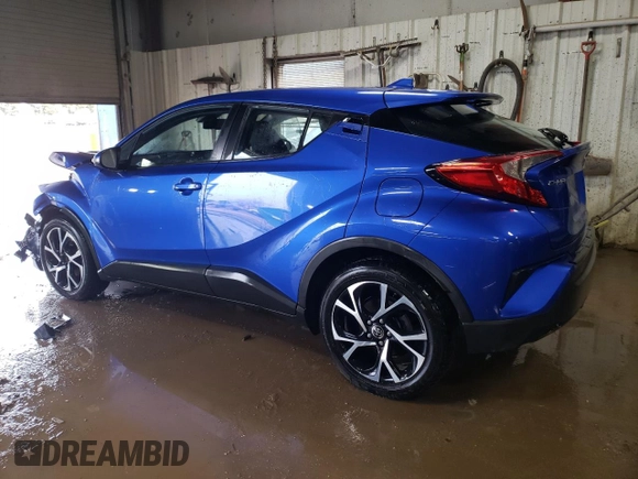 2018 Toyota C-HR XLE with VIN NMTKHMBX3JR018234, listed as a Copart auction lot 49472275 with 76,112 mi miles and Salvage Title. Bid and sale history available at DreamBid. Image 2.
