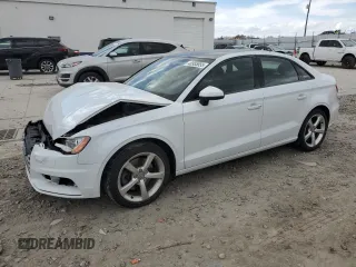 2015 Audi A3 Premium with VIN WAUACGFF5F1030059, listed as a Copart auction lot 48955855 with 100,585 mi miles and Salvage title. Bid and sale history available at DreamBid. Image 1.