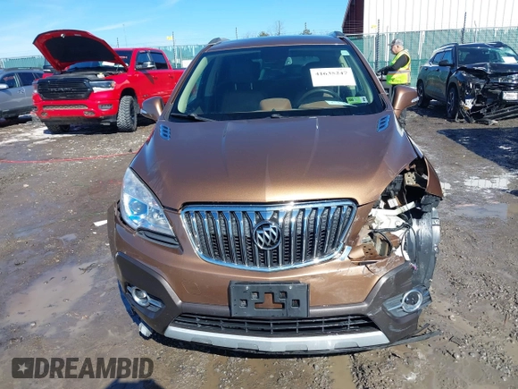 2016 Buick Encore Leather with VIN KL4CJCSB2GB551551, listed as a IAAI auction lot 41635247 with 87,086 mi miles. Bid and sale history available at carsss.com. Image 12.