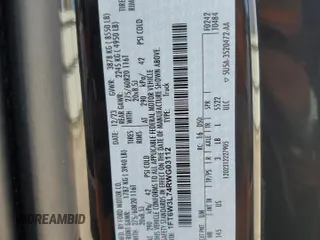2024 Ford F-150 Lightning Flash с VIN 1FT6W3L74RWG03112, выставлен на аукционе Copart как лот 53782695 с пробегом 1 721 миль миль и Списание • Salvage title. История ставок и продаж доступна на DreamBid. Изображение 13.