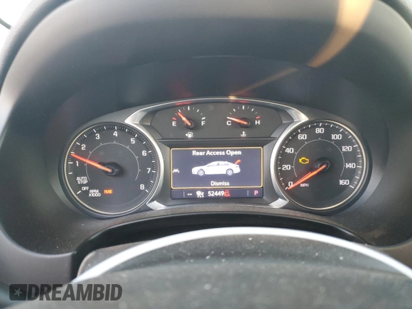 2020 GMC Terrain SLT with VIN 3GKALVEX6LL154352, listed as a Copart auction lot 80765504 with 52,449 mi miles and Salvage title. Bid and sale history available at DreamBid. Image 9.