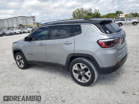 2020 Jeep Compass Limited with VIN 3C4NJDCB6LT246324, listed as a Copart auction lot 54013845 with 47,587 mi miles and Salvage Title. Bid and sale history available at DreamBid. Image 2.