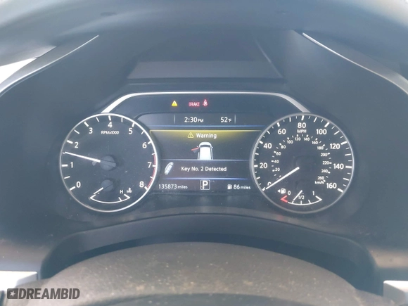 2017 Nissan Murano SL with VIN 5N1AZ2MH6HN201434, listed as a IAAI auction lot 41739603 with 135,873 mi miles. Bid and sale history available at carsss.com. Image 7.