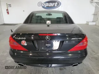 2006 Mercedes-Benz SL 500 with VIN WDBSK75F66F108619, listed as a Copart auction lot 55558014 with 81,686 mi miles and Clean title. Bid and sale history available at DreamBid. Image 6.