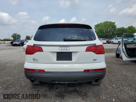 2008 Audi Q7 Premium with VIN WA1BV94L88D025603, listed as a Copart auction lot 61346135 with 74,227 mi miles and Clean title. Bid and sale history available at DreamBid. Image 6.