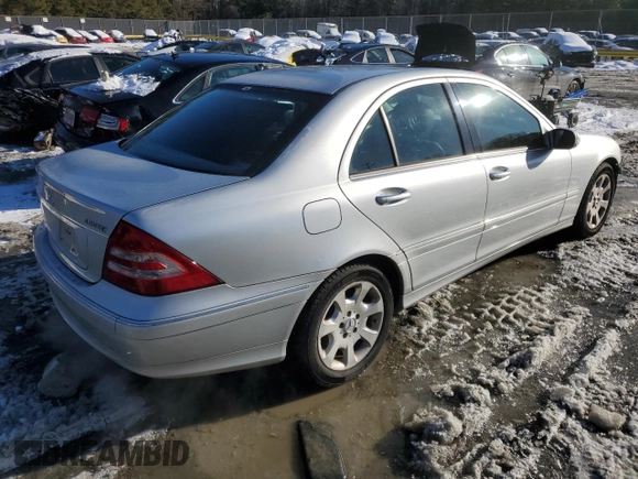 2006 Mercedes-Benz C 280 Luxury with VIN WDBRF92H66F779308, listed as a Copart auction lot 87382174 with 146,459 mi miles and Salvage Title. Bid and sale history available at DreamBid. Image 3.