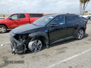 2024 Subaru Solterra Limited z VIN JTMABABA8RA074526, wystawiony jako Copart lot #54688255 z przebiegiem 1 169 mil mil oraz Szkoda całkowita • Salvage title. Historia ofert i sprzedaży dostępna na DreamBid. Obrazek 1.