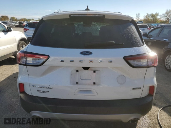 2020 Ford Escape Titanium Hybrid with VIN 1FMCU9DZ9LUC51915, listed as a Copart auction lot 77211074 with 40,170 mi miles and Salvage title. Bid and sale history available at DreamBid. Image 6.
