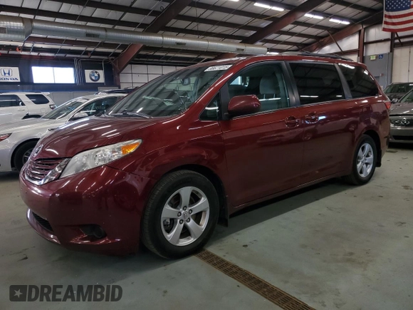 2017 Toyota Sienna LE Auto Access Seat with VIN 5TDKZ3DC0HS837182, listed as a Copart auction lot 88671015 with 415,159 mi miles and Clean Title. Bid and sale history available at carsss.com. Image 1.