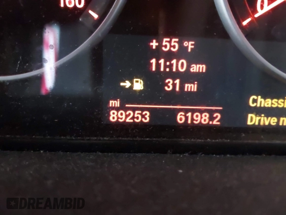 2014 BMW 5 Series 535i with VIN WBA5B1C53ED476916, listed as a IAAI auction lot 41380780 with 89,253 mi miles. Bid and sale history available at carsss.com. Image 15.