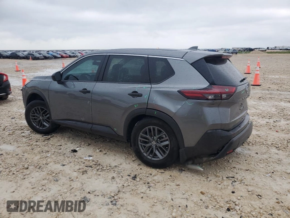 2021 Nissan Rogue S with VIN 5N1AT3AA7MC848414, listed as a Copart auction lot 55517355 with 54,338 mi miles and Salvage title. Bid and sale history available at DreamBid. Image 2.