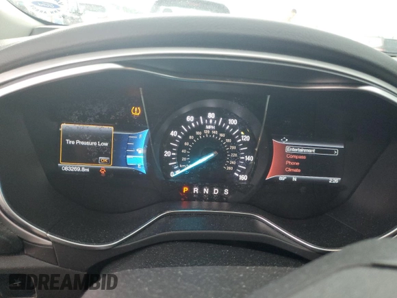 2016 Ford Fusion SE with VIN 1FA6P0H71G5122134, listed as a Copart auction lot 66622905 with 83,269 mi miles and Clean title. Bid and sale history available at DreamBid. Image 9.