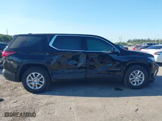 2023 Chevrolet Traverse LS with VIN 1GNERFKW9PJ340291, listed as a IAAI auction lot 41827755 with 16,677 mi miles. Bid and sale history available at carsss.com. Image 13.