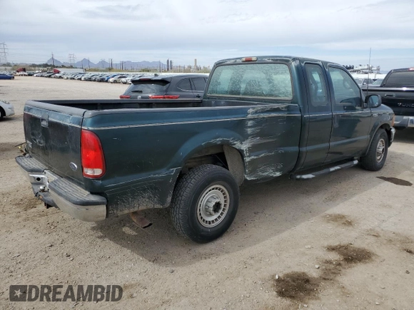2001 Ford Super Duty F-250 XL with VIN 1FTNX20L51EB89479, listed as a Copart auction lot 44643285 with 219,690 mi miles and Salvage Title. Bid and sale history available at carsss.com. Image 3.