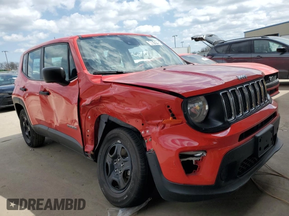 2021 Jeep Renegade Sport z VIN ZACNJDABXMPN09892, wystawiony jako Copart lot #48616195 z przebiegiem 41 788 mil mil oraz Czysty tytuł • Clean title. Historia ofert i sprzedaży dostępna na DreamBid. Obrazek 4.