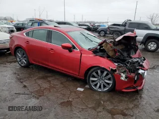 2020 Mazda 6 Touring with VIN JM1GL1VM1L1525218, listed as a Copart auction lot 89130045 with 42,612 mi miles and Salvage Title. Bid and sale history available at carsss.com. Image 4.