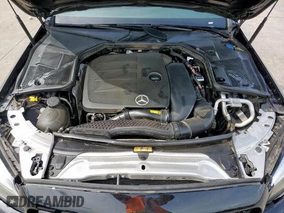 2019 Mercedes-Benz C 300 with VIN 55SWF8DB8KU298285, listed as a Copart auction lot 56227345 with 55,787 mi miles and Salvage title. Bid and sale history available at DreamBid. Image 11.