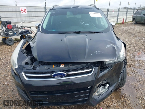 2016 Ford Escape Titanium with VIN 1FMCU0JX8GUA49619, listed as a IAAI auction lot 41743116 with 53,456 mi miles. Bid and sale history available at carsss.com. Image 12.