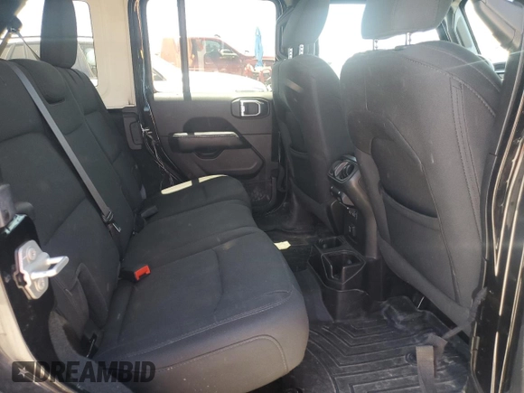 2020 Jeep Wrangler Unlimited Sahara with VIN 1C4HJXEN9LW247869, listed as a Copart auction lot 62697245 with 100,982 mi miles and Salvage title. Bid and sale history available at DreamBid. Image 10.
