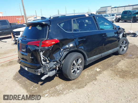 2018 Toyota RAV4 XLE with VIN 2T3WFREV8JW476348, listed as a IAAI auction lot 41641892 with 1 mi miles. Bid and sale history available at carsss.com. Image 4.