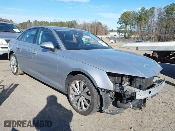 2017 Audi A4 Premium with VIN WAUGNAF49HN005757, listed as a IAAI auction lot 41460060 with 94,522 mi miles. Bid and sale history available at carsss.com. Image 1.