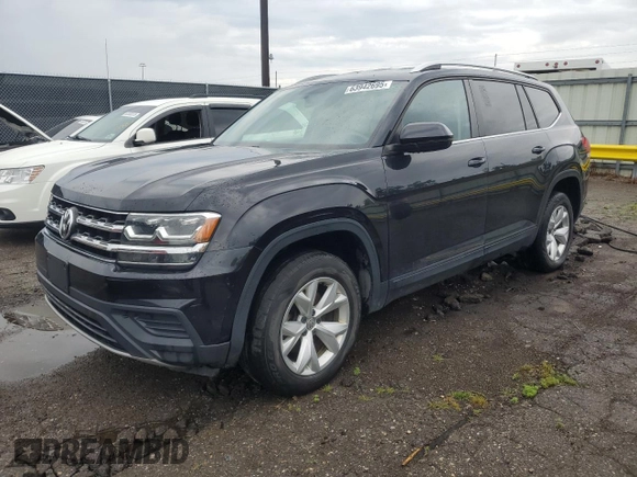 2018 Volkswagen Atlas S с VIN 1V2AP2CA2JC529562, выставлен на аукционе Copart как лот 63942695 с пробегом 122 592 миль миль и Чистый • Clean title. История ставок и продаж доступна на DreamBid. Изображение 1.
