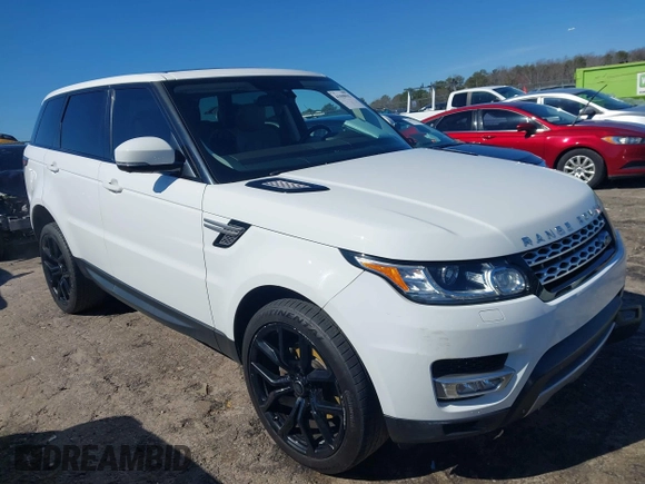 2015 Land Rover Range Rover Sport HSE with VIN SALWR2VF6FA537427, listed as a IAAI auction lot 41598915 with 134,639 mi miles. Bid and sale history available at carsss.com. Image 1.